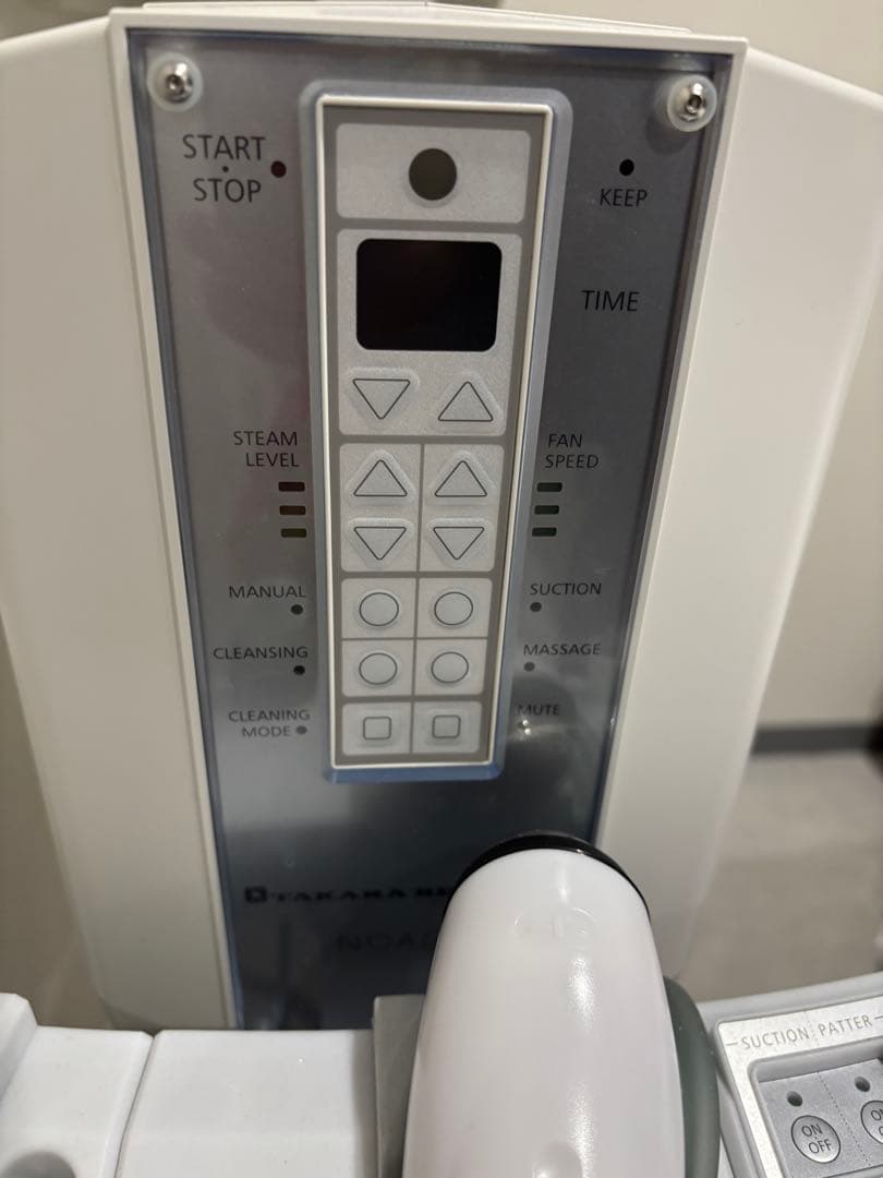 フェイススチーマー デジタル操作パネル付き