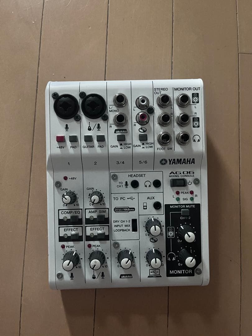 YAMAHA AG06 オーディオインターフェース