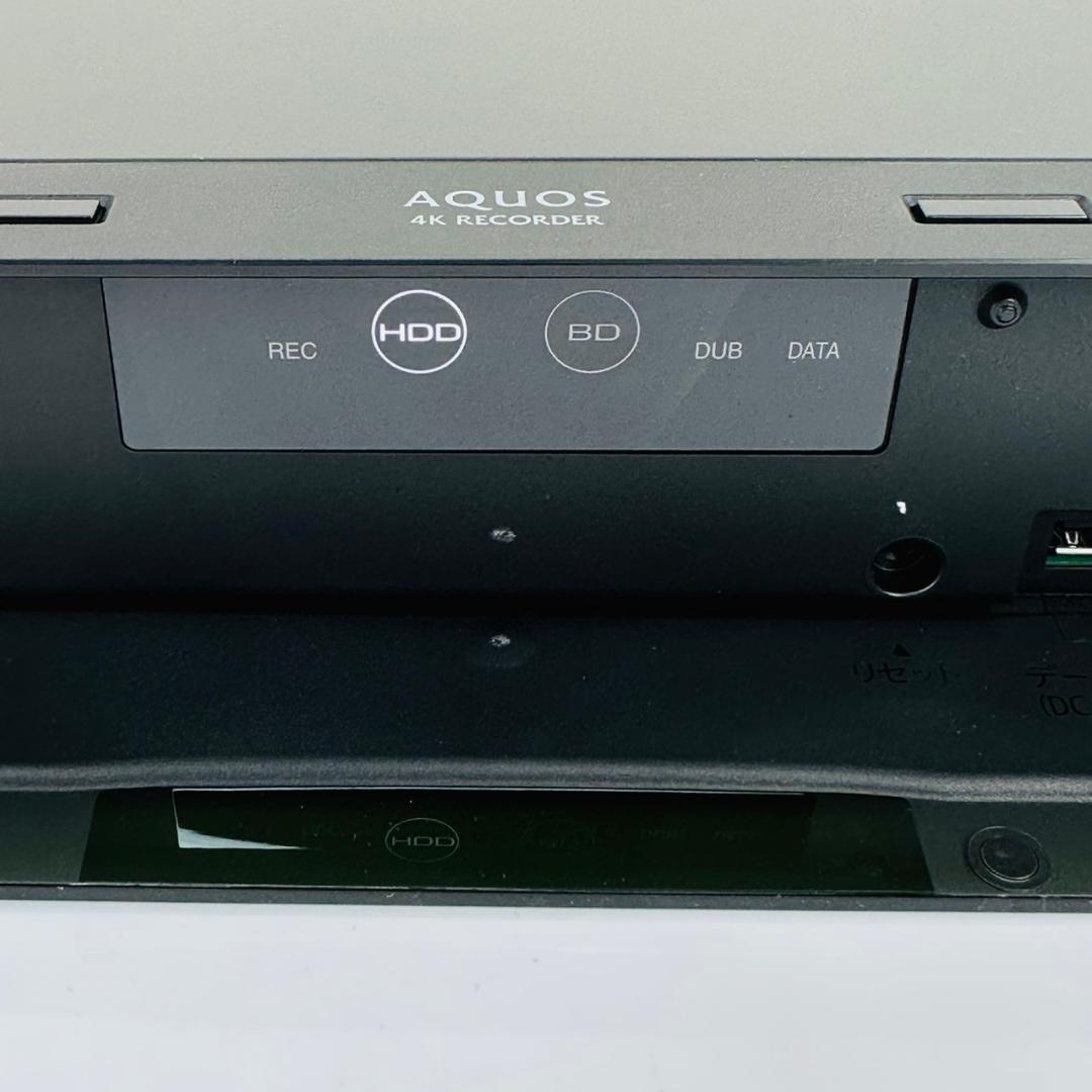 SHARP 2TB 4K ブルーレイレコーダー 4B-C20DW3 21年製