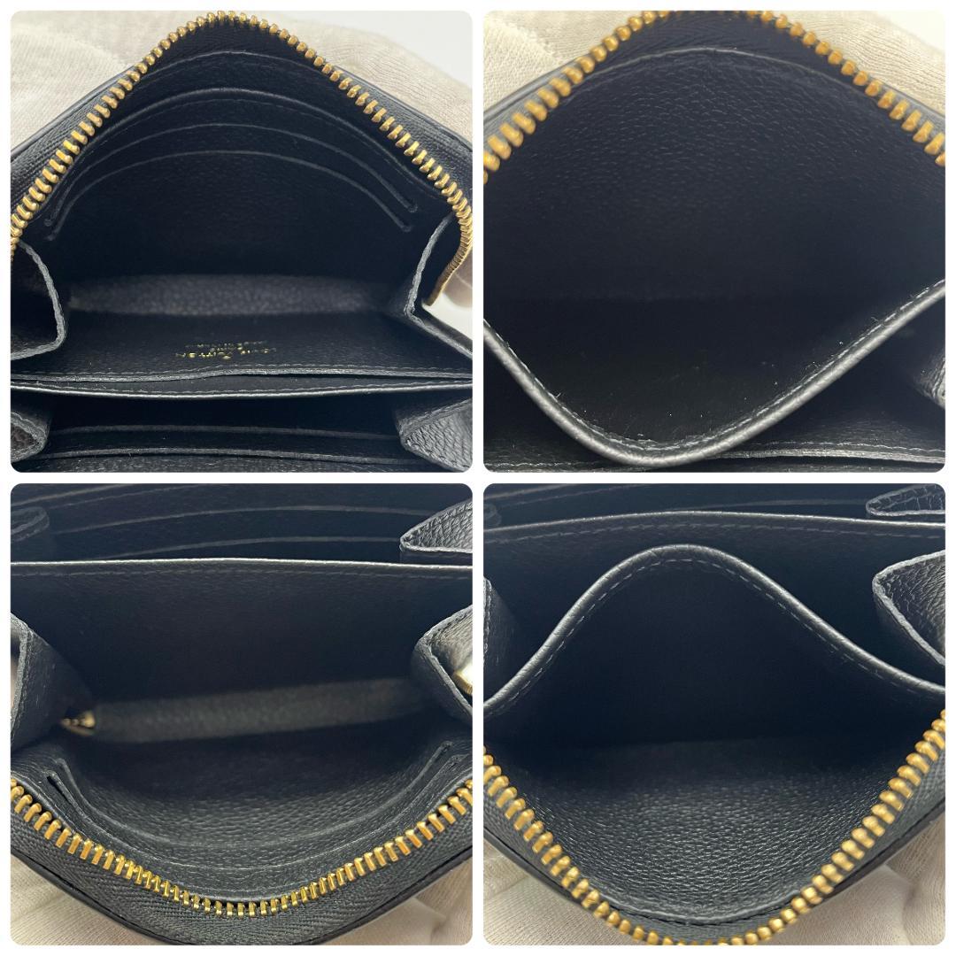 【美品】　ルイヴィトン　アンプラント　ブラック　ジッピーパース 箱