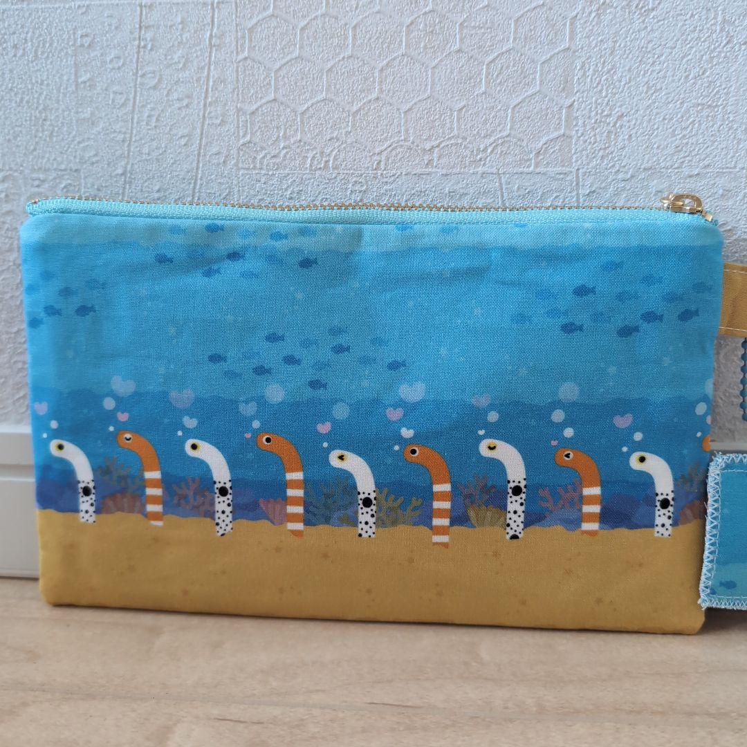 MARI❤チンアナゴ❤フラットポーチ❤ハンドメイド