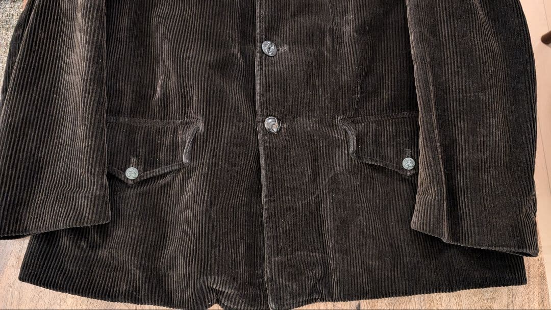 【美品】1940s ブラウンコーデュロイハンティングジャケット\"CREPIER\"