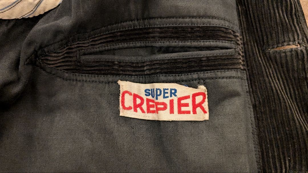 【美品】1940s ブラウンコーデュロイハンティングジャケット\"CREPIER\"