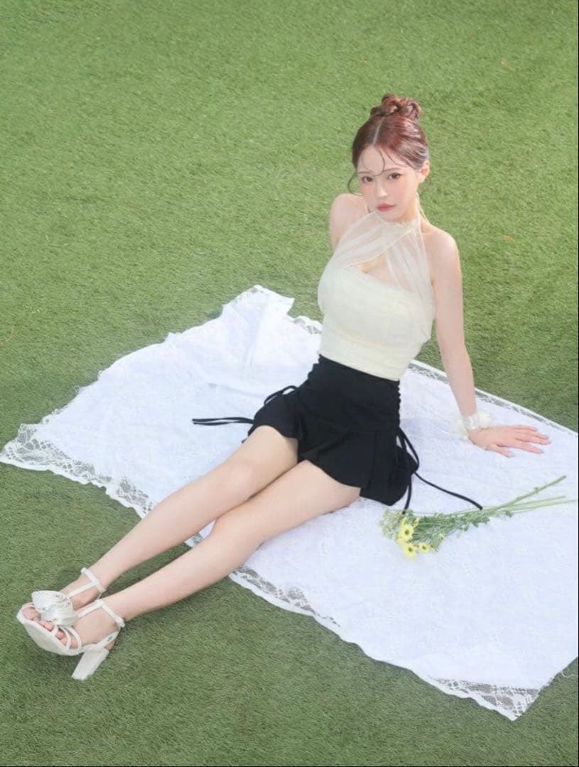 アイボリー3386 Brille ブリエ　ローブドフルール　Sugaキャバドレス