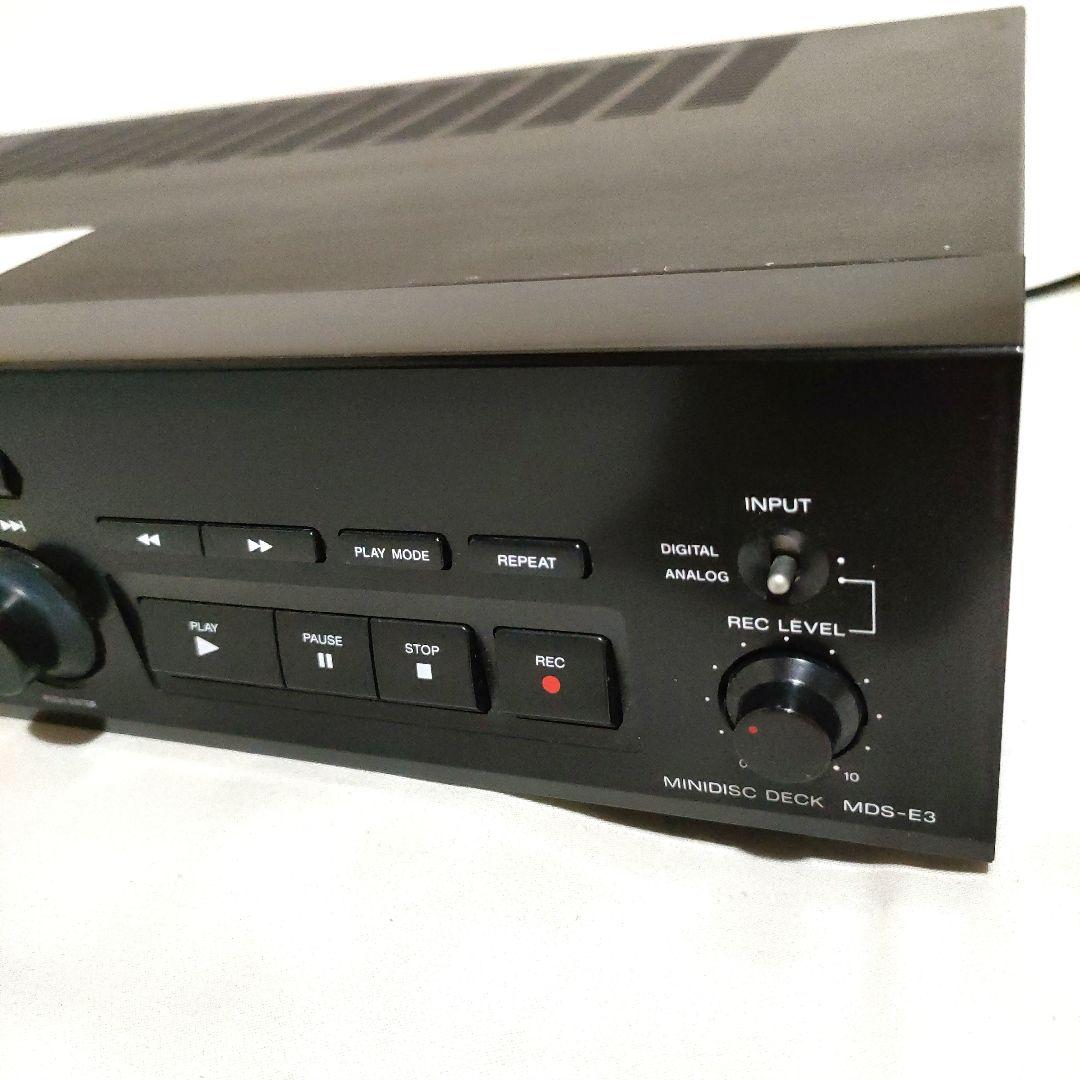 動作品 SONY MDS-E3 MDプレイヤー 業務用Eシリーズ