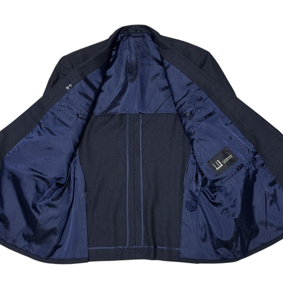 【美品】dunhill ダンヒル セットアップ 高級スーツ上下 ストライプ