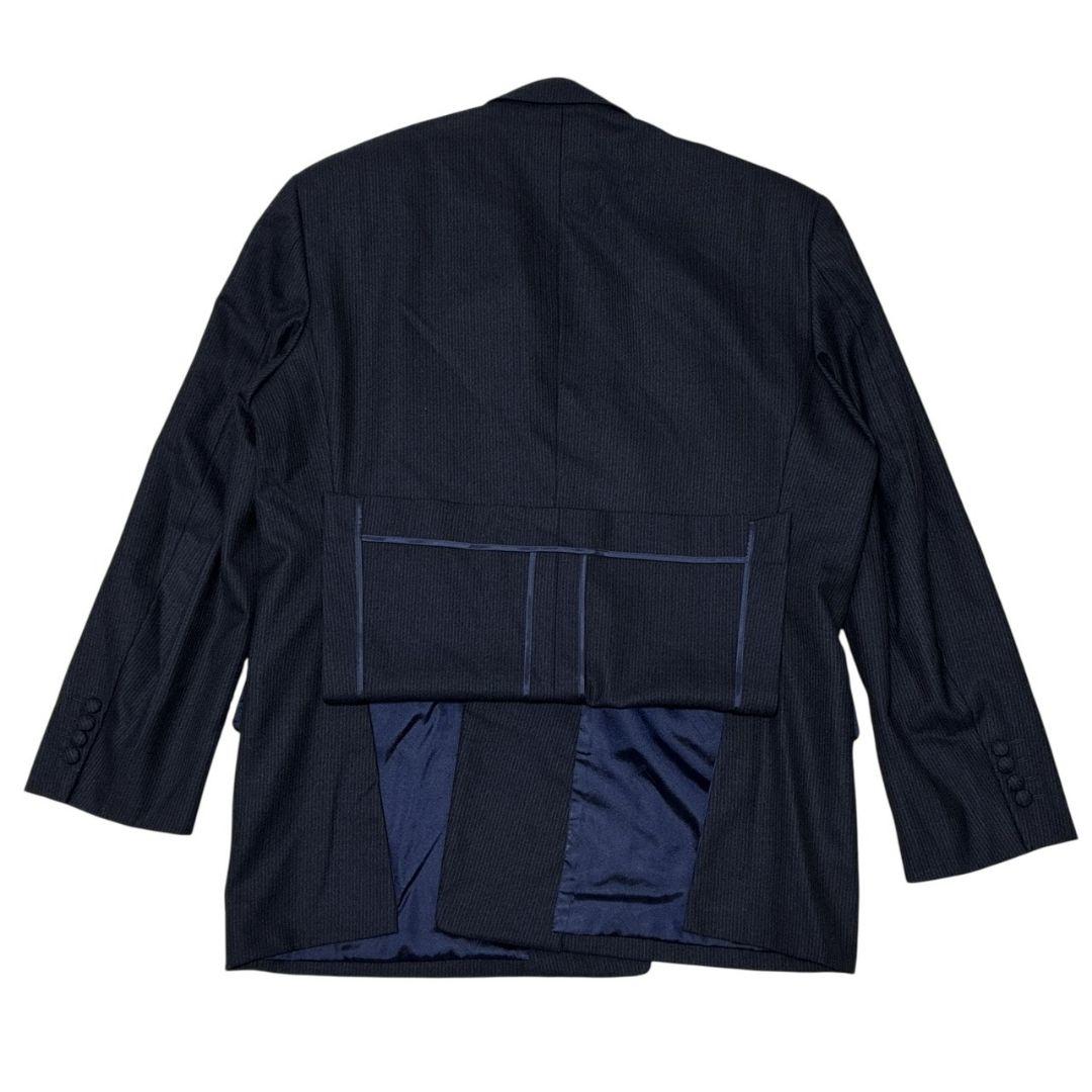 【美品】dunhill ダンヒル セットアップ 高級スーツ上下 ストライプ