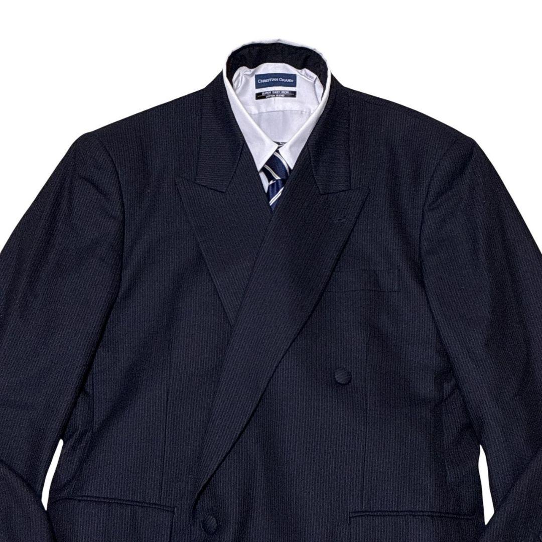 【美品】dunhill ダンヒル セットアップ 高級スーツ上下 ストライプ