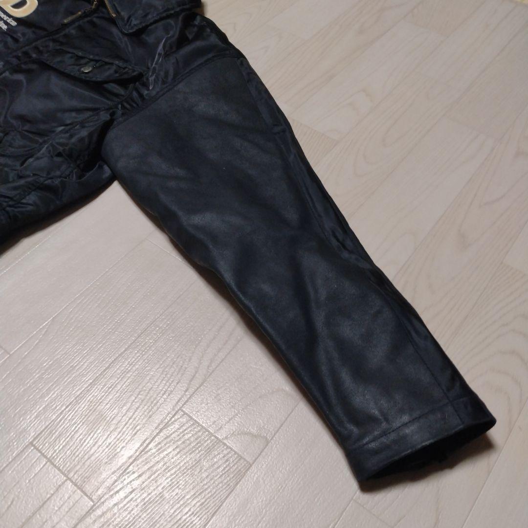 【専用】HARLEY-DAVIDSON ジャケット ブラック 牛革スリーブ（袖）