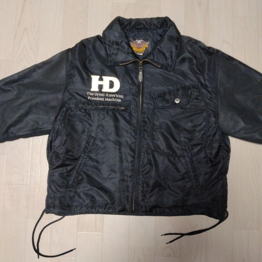 【専用】HARLEY-DAVIDSON ジャケット ブラック 牛革スリーブ（袖）