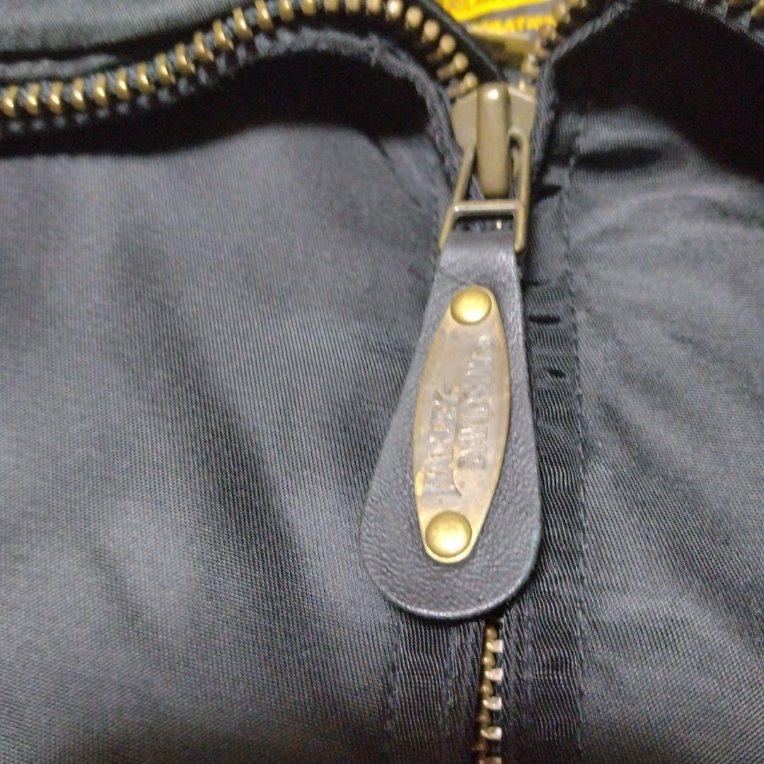 【専用】HARLEY-DAVIDSON ジャケット ブラック 牛革スリーブ（袖）