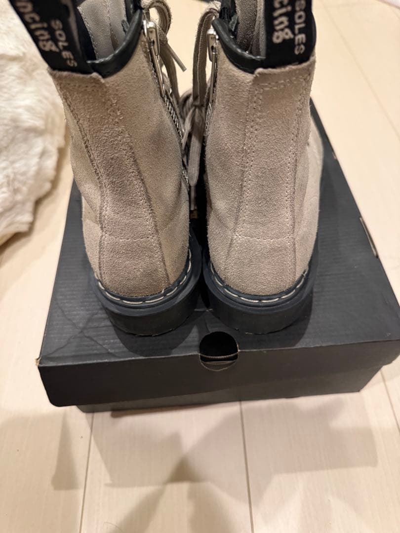 【期間限定値下げ】Rick Owens × Dr.Martens ベージュ　革靴