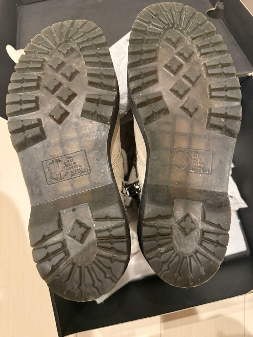 【期間限定値下げ】Rick Owens × Dr.Martens ベージュ　革靴