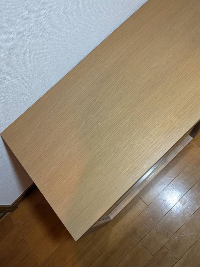 ■送料込■無印良品 木製テレビボード オーク材 110 収納棚 TV台家具 廃盤