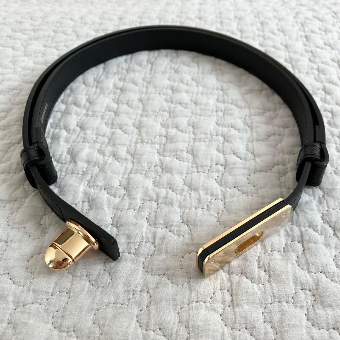 【新品未使用】anuans ロックタイプベルト ブラック