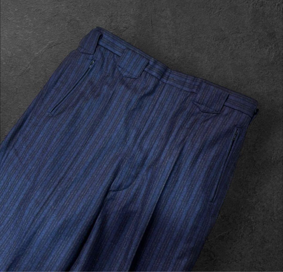 RR09 【美品】ロロピアーナ カシミヤ スリーピース スーツ ネイビー　M位