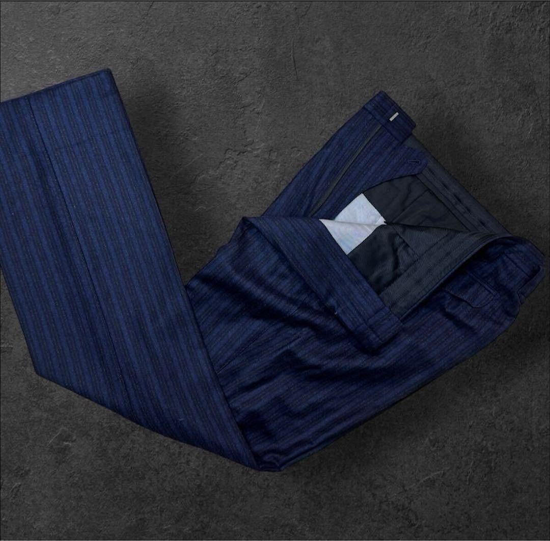 RR09 【美品】ロロピアーナ カシミヤ スリーピース スーツ ネイビー　M位