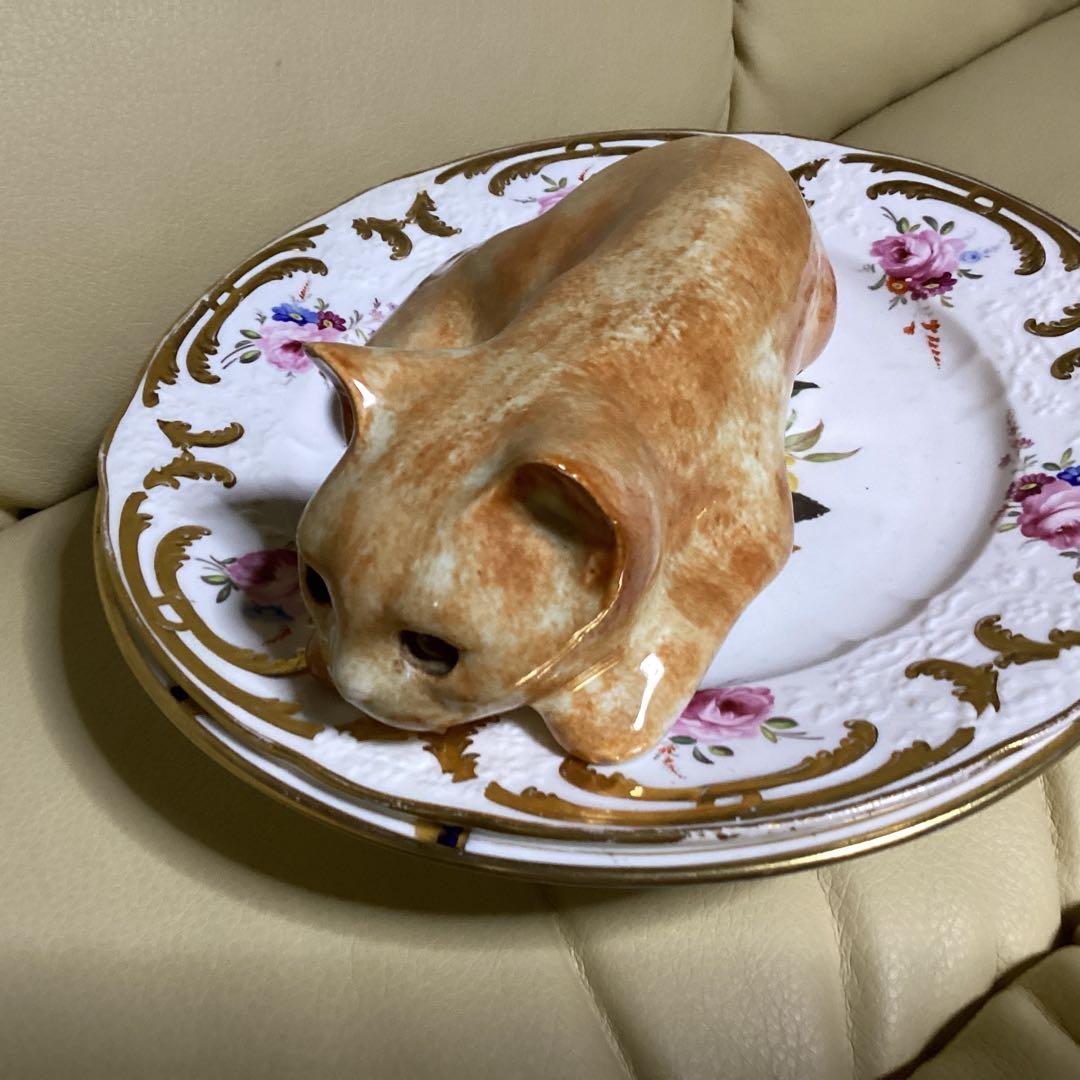 ウインスタンレイ女史の粘土の貴重な猫ヴィンテージナンバー7 瞳の美しい子最終価格