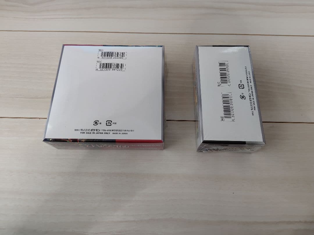 ポケカ　クリムゾンヘイズ、シャイニートレジャー　未開封BOX　シュリンク付