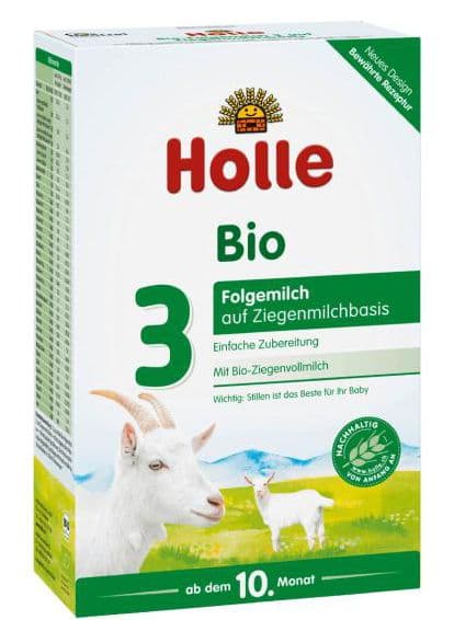 ホレ Holle ヤギ オーガニック 粉ミルク Step 3 (10ヶ月〜）2箱