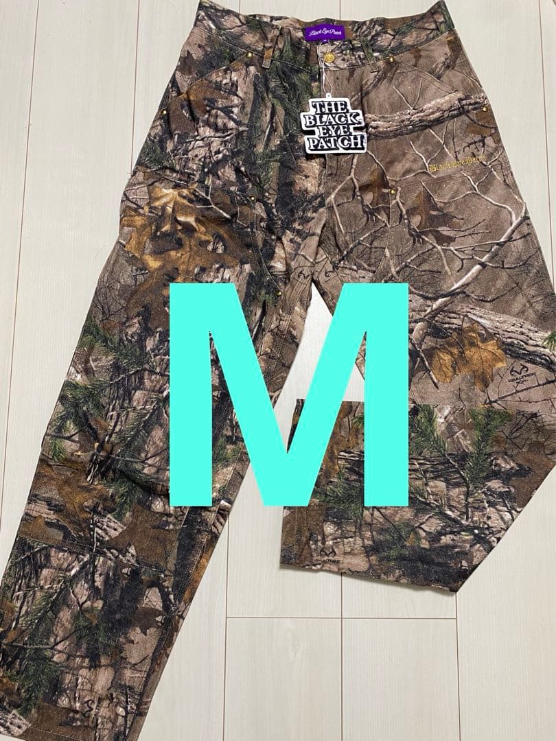 新品　Ｍ　BLACK EYE REAL TREE CAMO リアル　PANTS