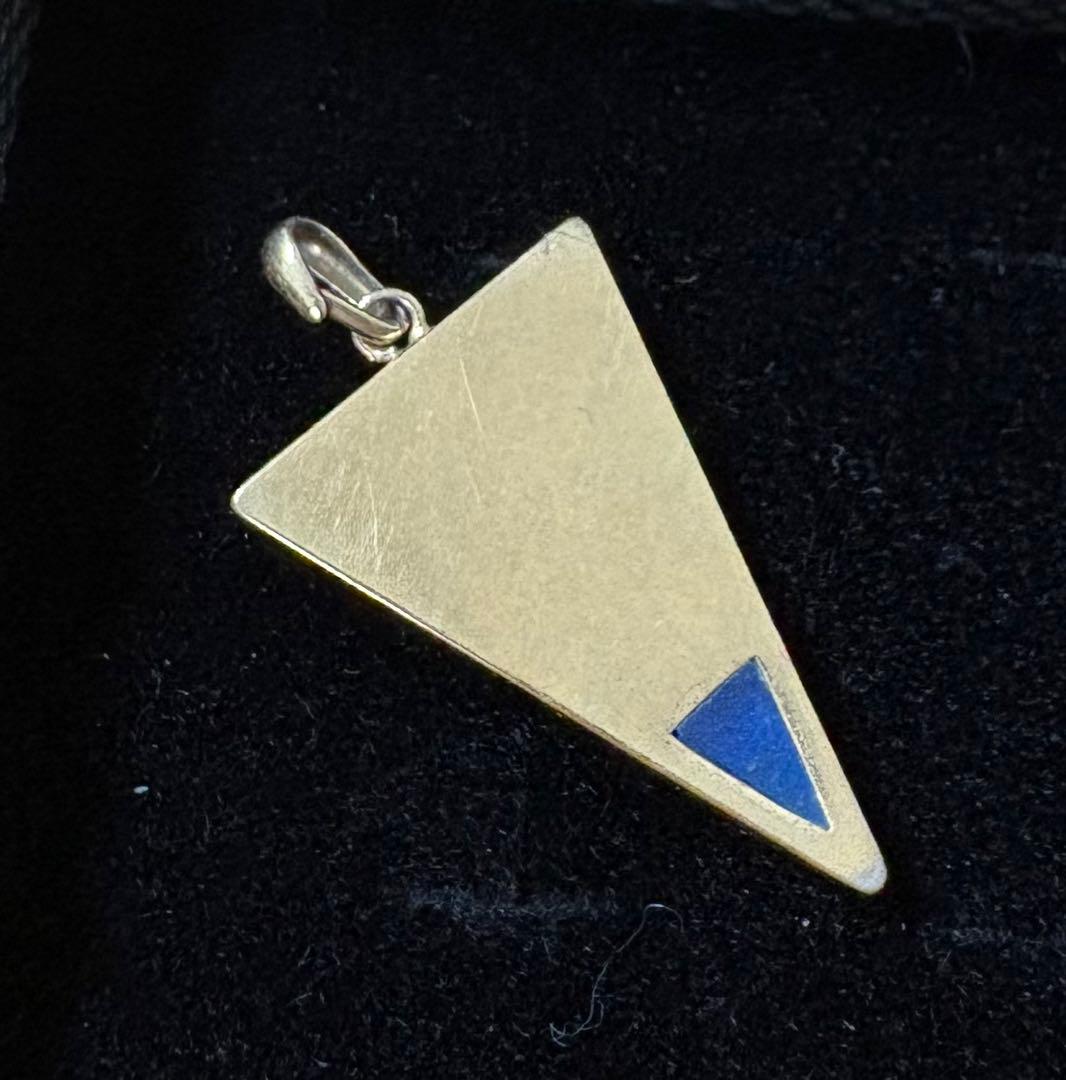 【レア】80年代 ラピスクラブ ラピスラズリペンダントトップ【昭和レトロ】