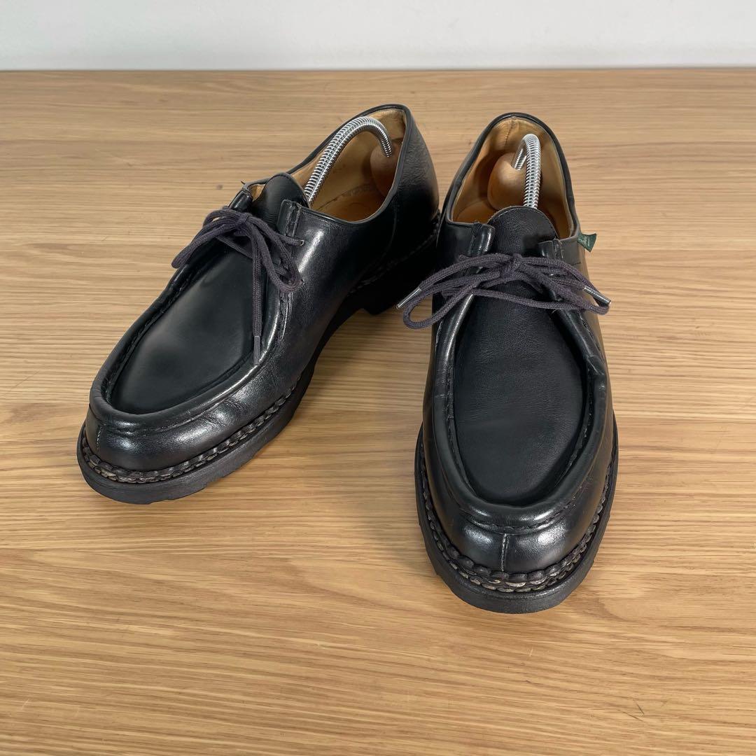 パラブーツ　ミカエル　ドレスシューズ　革靴　レザー　ブラック　41