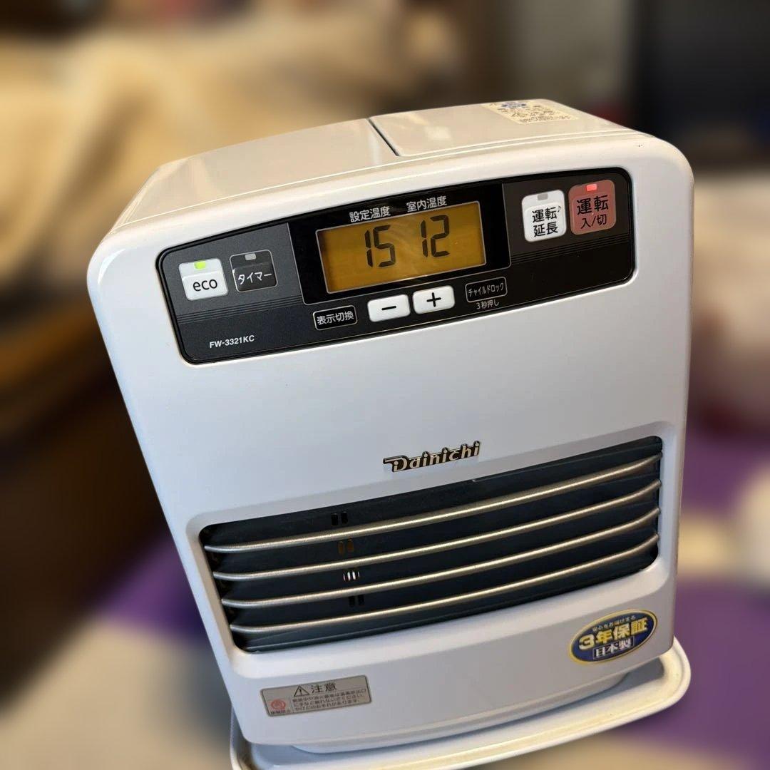 ダイニチ PF-331KC 石油ファンヒーター ホワイト