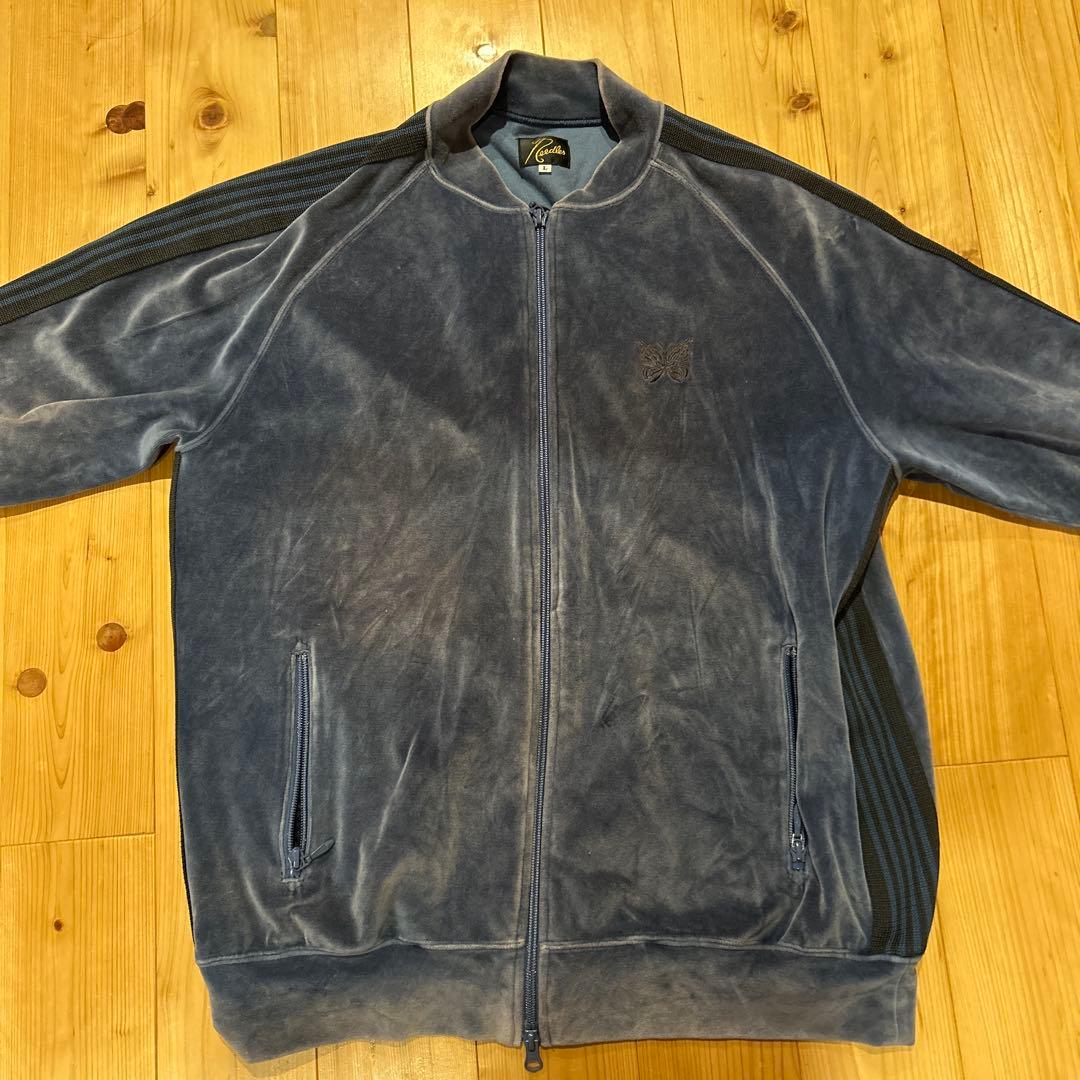 最終値下げ！！Needles グレー ジップアップジャケット L