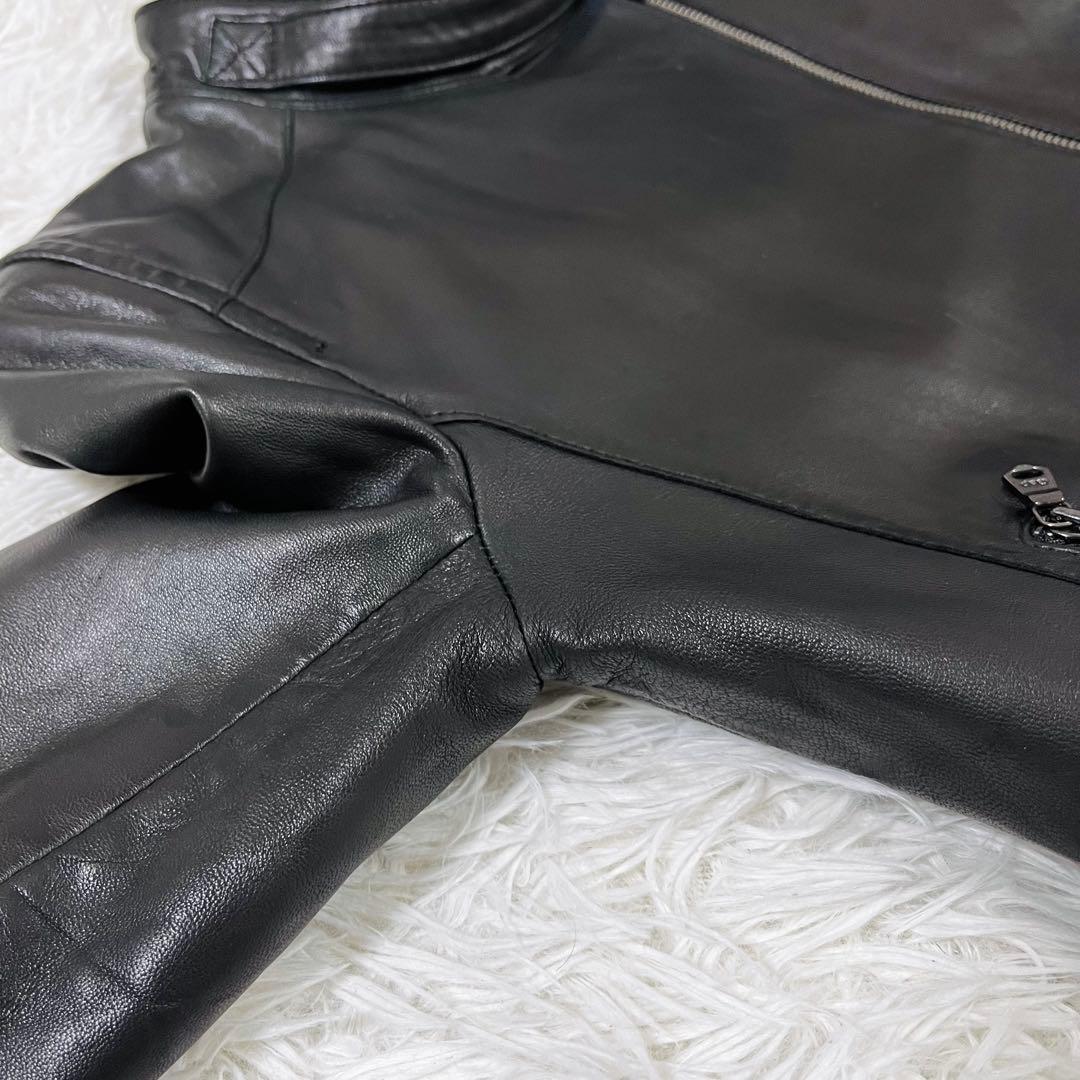 Gap ギャップ シングルライダースジャケット 羊革 サイズXS 160/80A