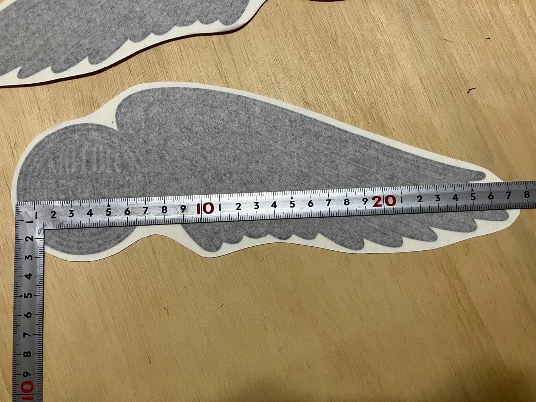 レプリカタンクデカール Wing メタルゴールド パン ナックル エボ ショベル