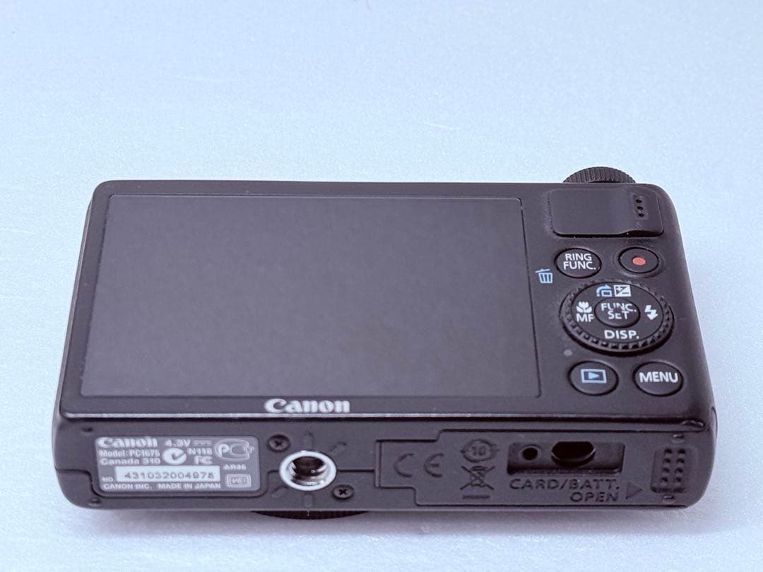 Canon PowerShot S100 動作確認済 コンデジ ミニマルデザイン