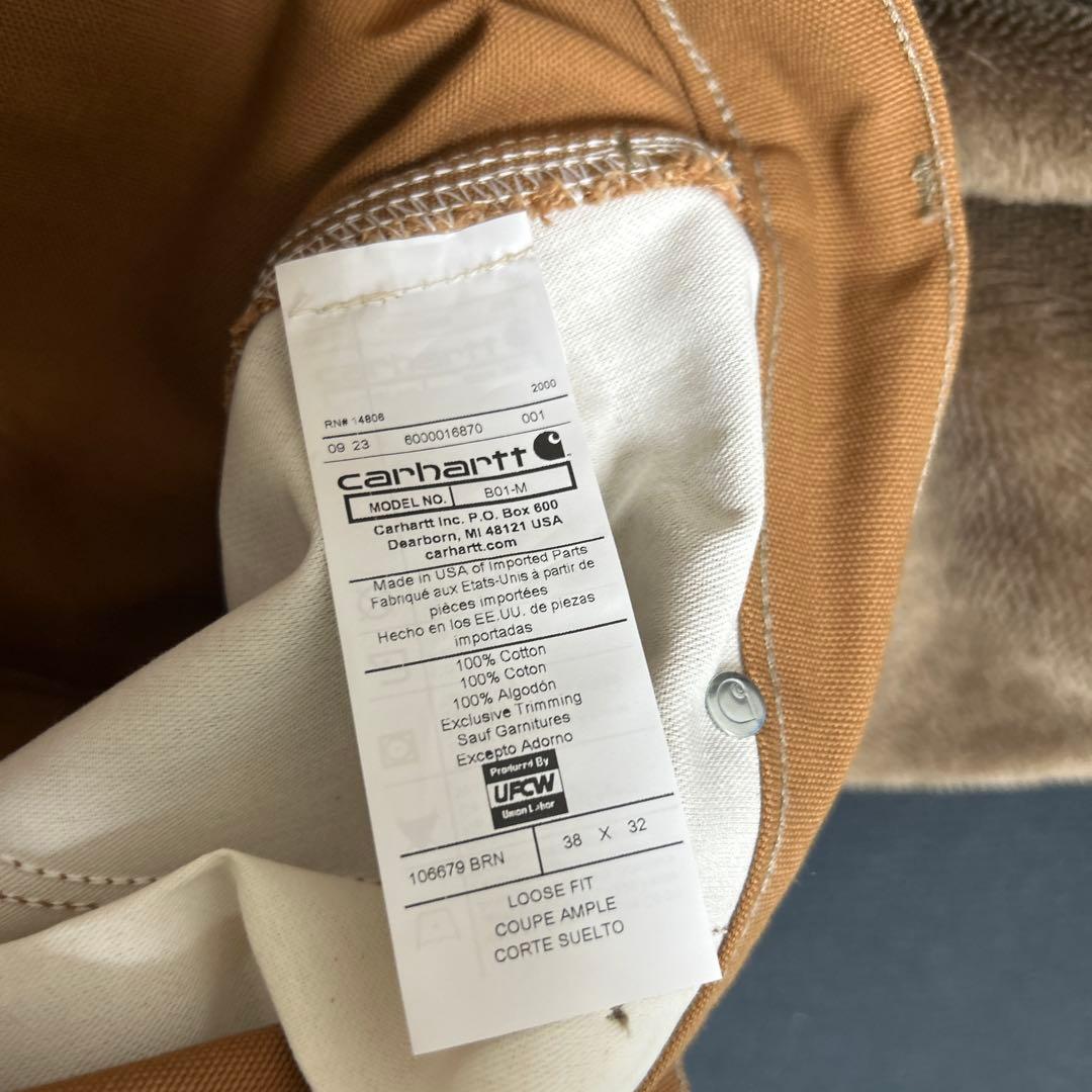 カーハート　ダブルニーペイントパンツ　38/32