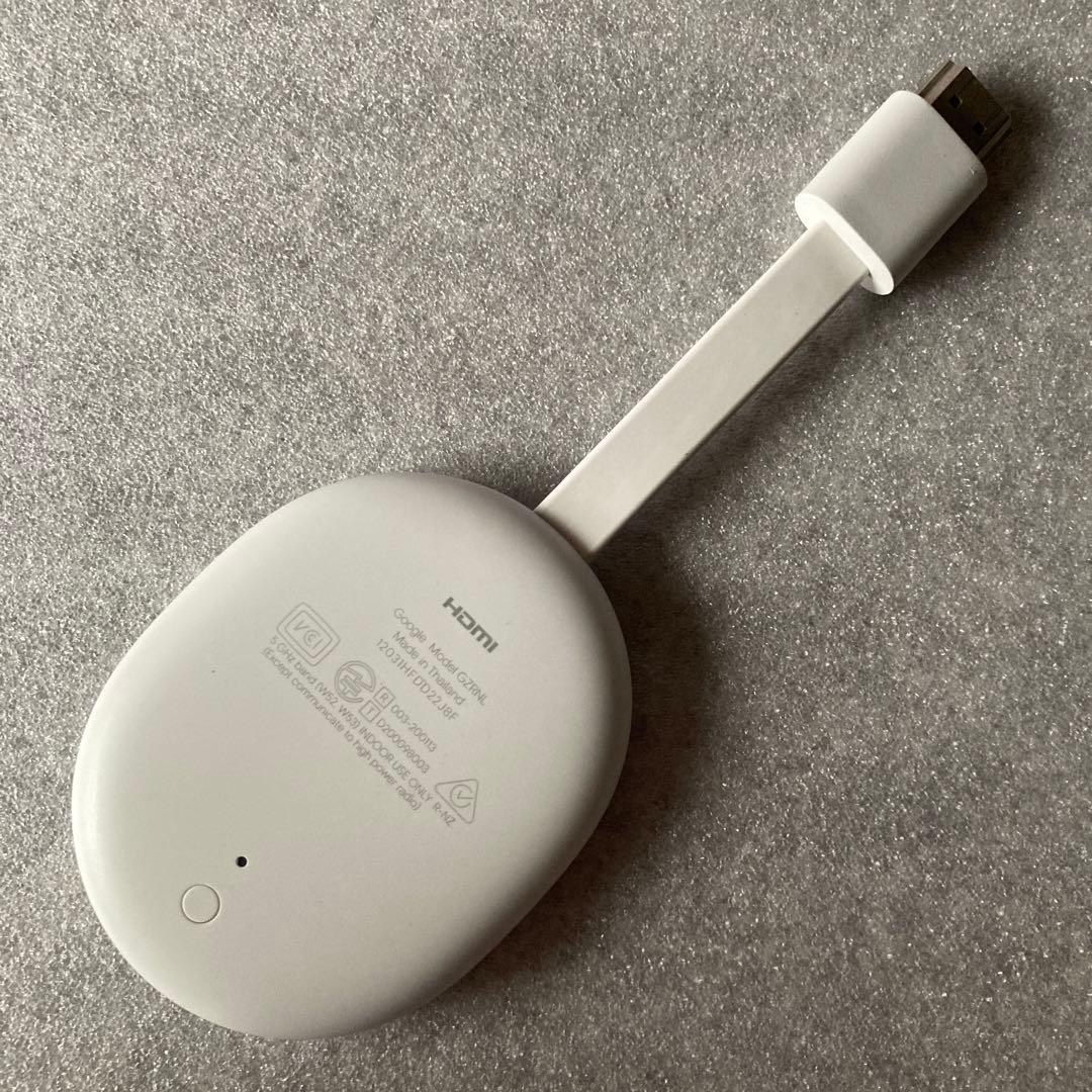 中古 箱なし Chromecast with Google TV 4K スノー
