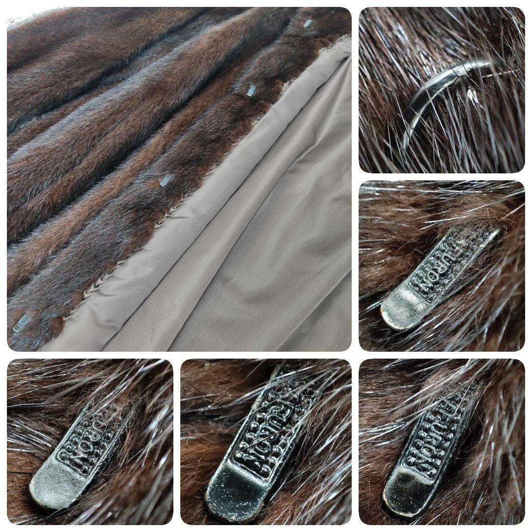 美品　SAGAミンク　ファーコート　9　ランブルトン　Onward　ネームあり