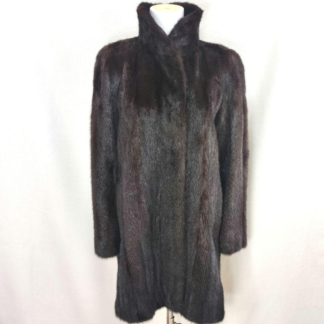 美品　SAGAミンク　ファーコート　9　ランブルトン　Onward　ネームあり