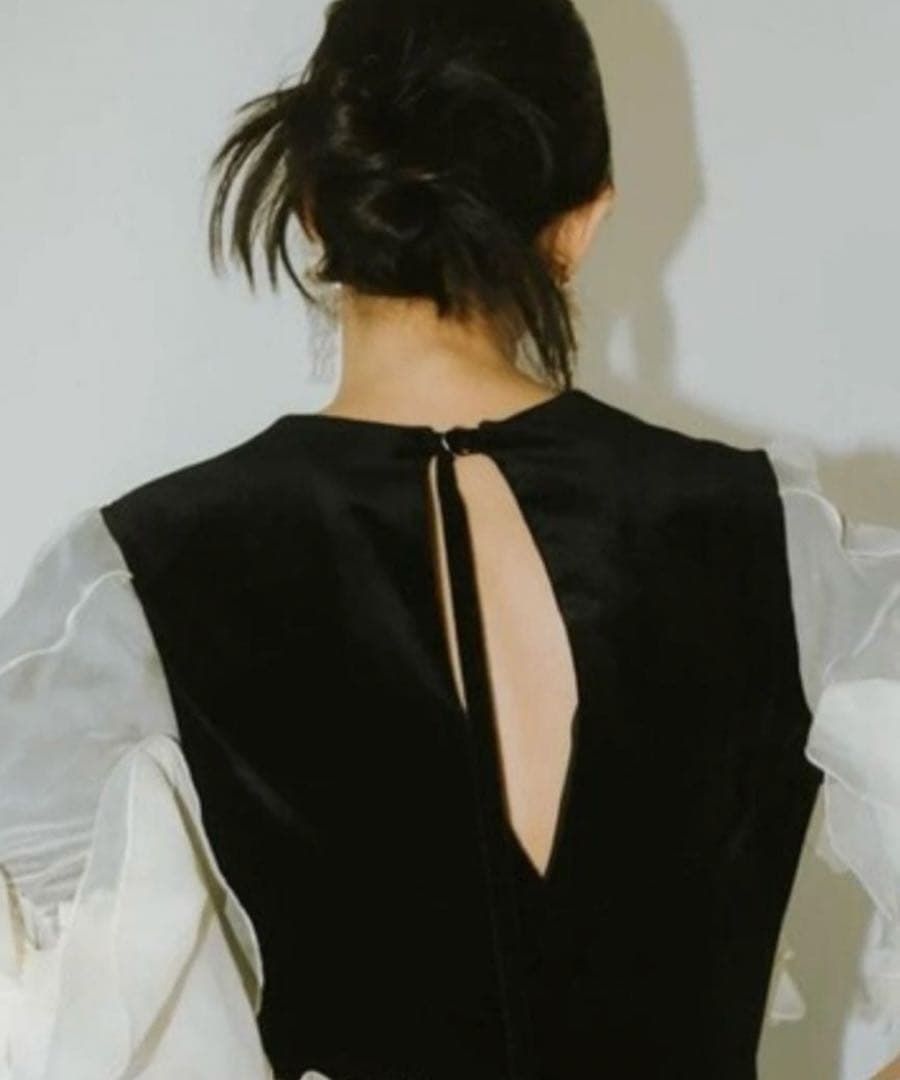 Knuth Marf クヌースマーフ 2way シフォンドッキングワンピース