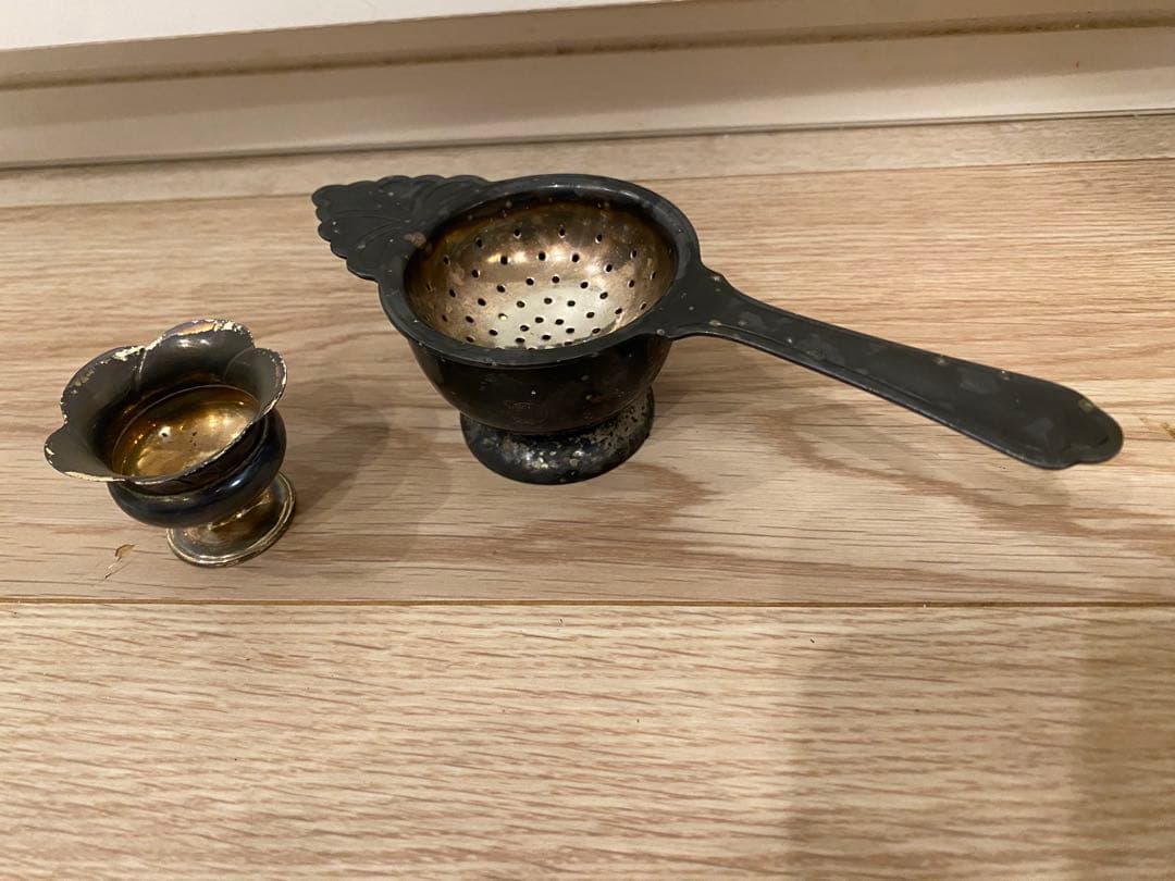 【WAKO】ティーストレイナー　アンティーク食器