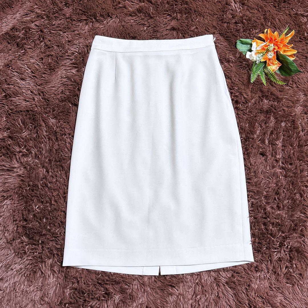 極美品✨ノーリーズソフィー　ノーカラースーツセットアップ　スカート　アイボリー