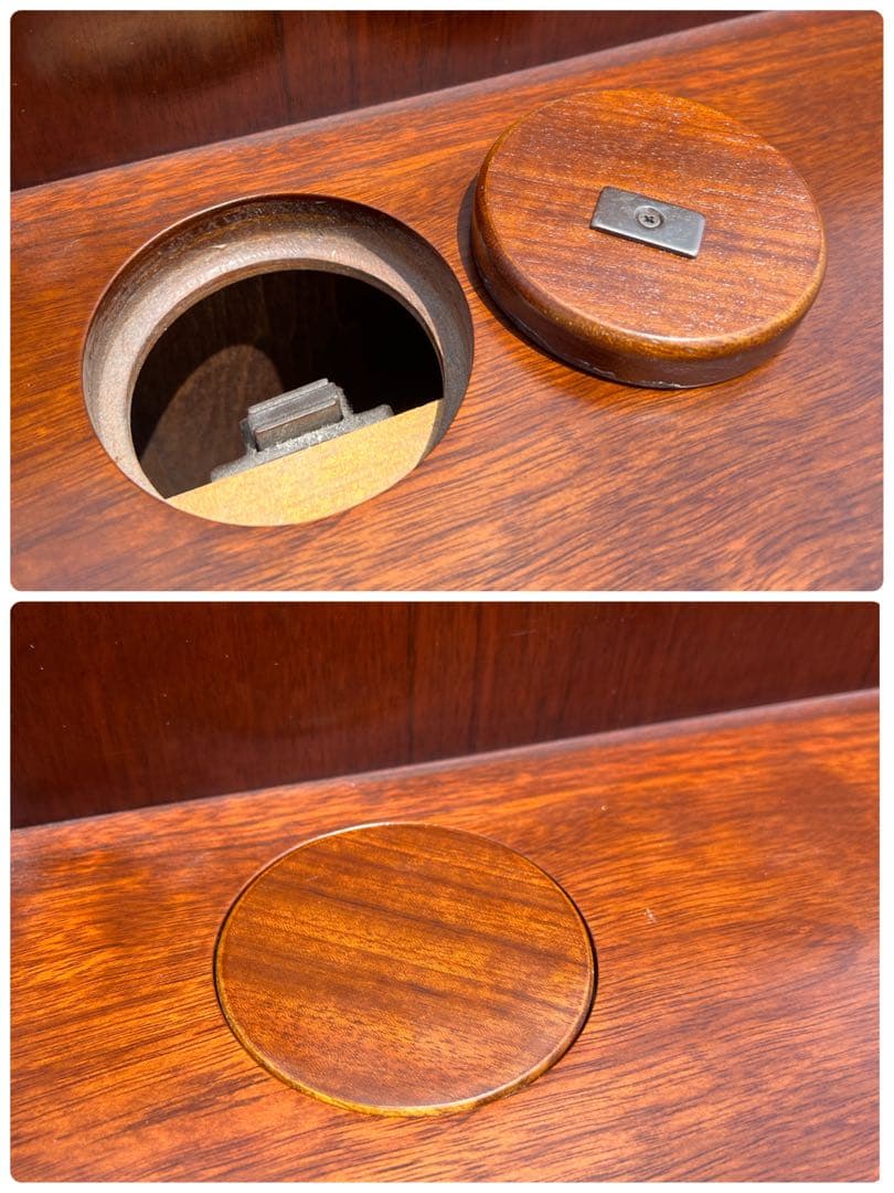 ③ karimoku カリモク コロニアル コーナー AV収納 ラック 飾り棚