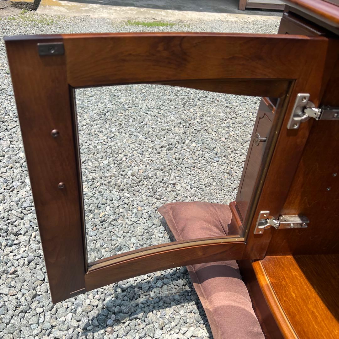 ③ karimoku カリモク コロニアル コーナー AV収納 ラック 飾り棚