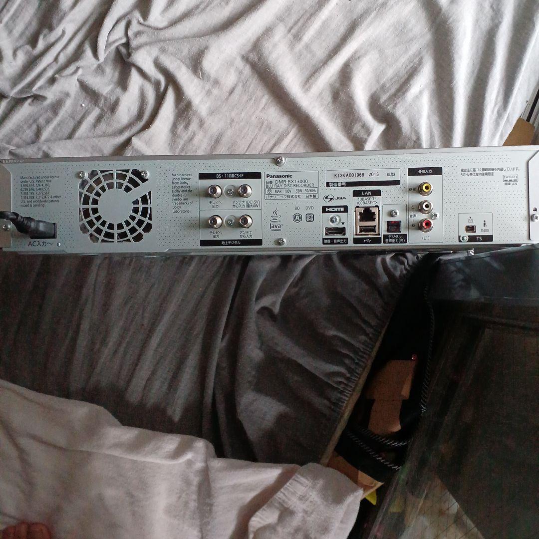 Panasonic DMR-BXT3000 ブルーレイプレーヤー6チャンネル録画
