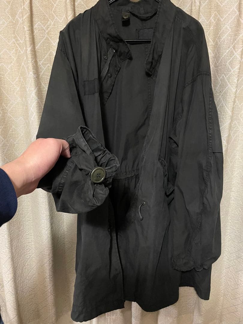 U.S.ARMY M65 フィッシュテールパーカ 黒染め 米軍実物 モッズコート