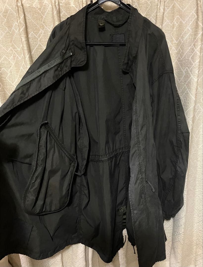 U.S.ARMY M65 フィッシュテールパーカ 黒染め 米軍実物 モッズコート