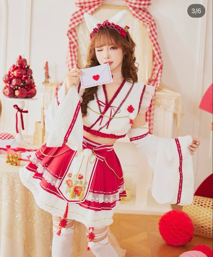 【完売品】Malymoon ロマンティックブルーム巫女キャット