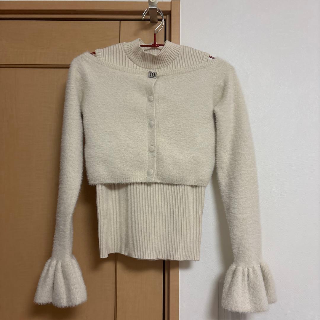 ダーリッチ アンサンブルシャギーニット トップス