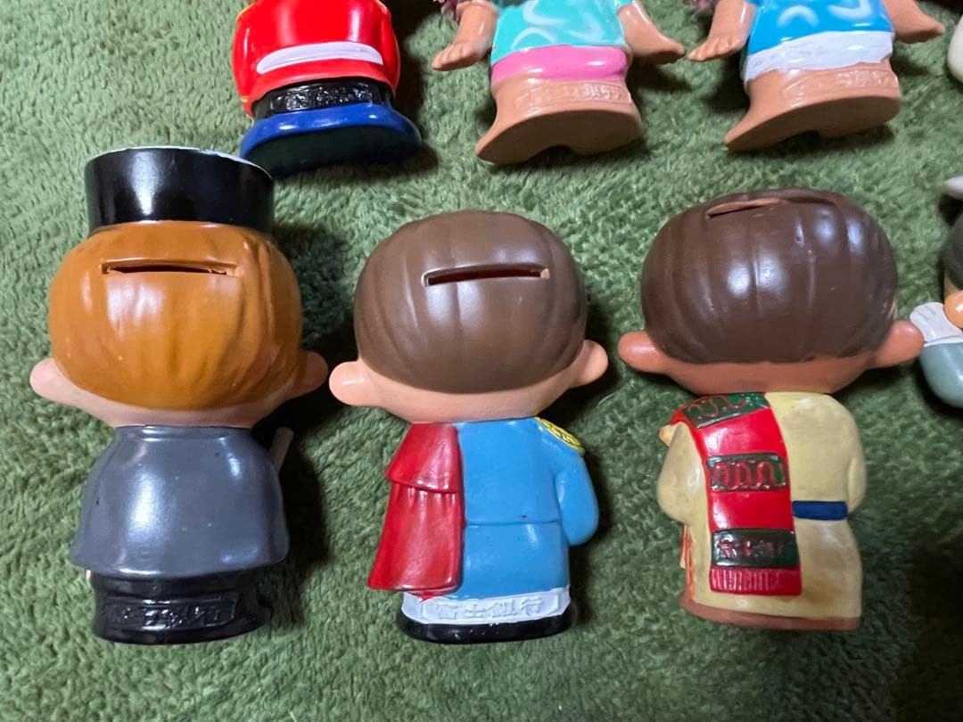 富士銀行　ぼくちゃん　ソフビ貯金箱　14体