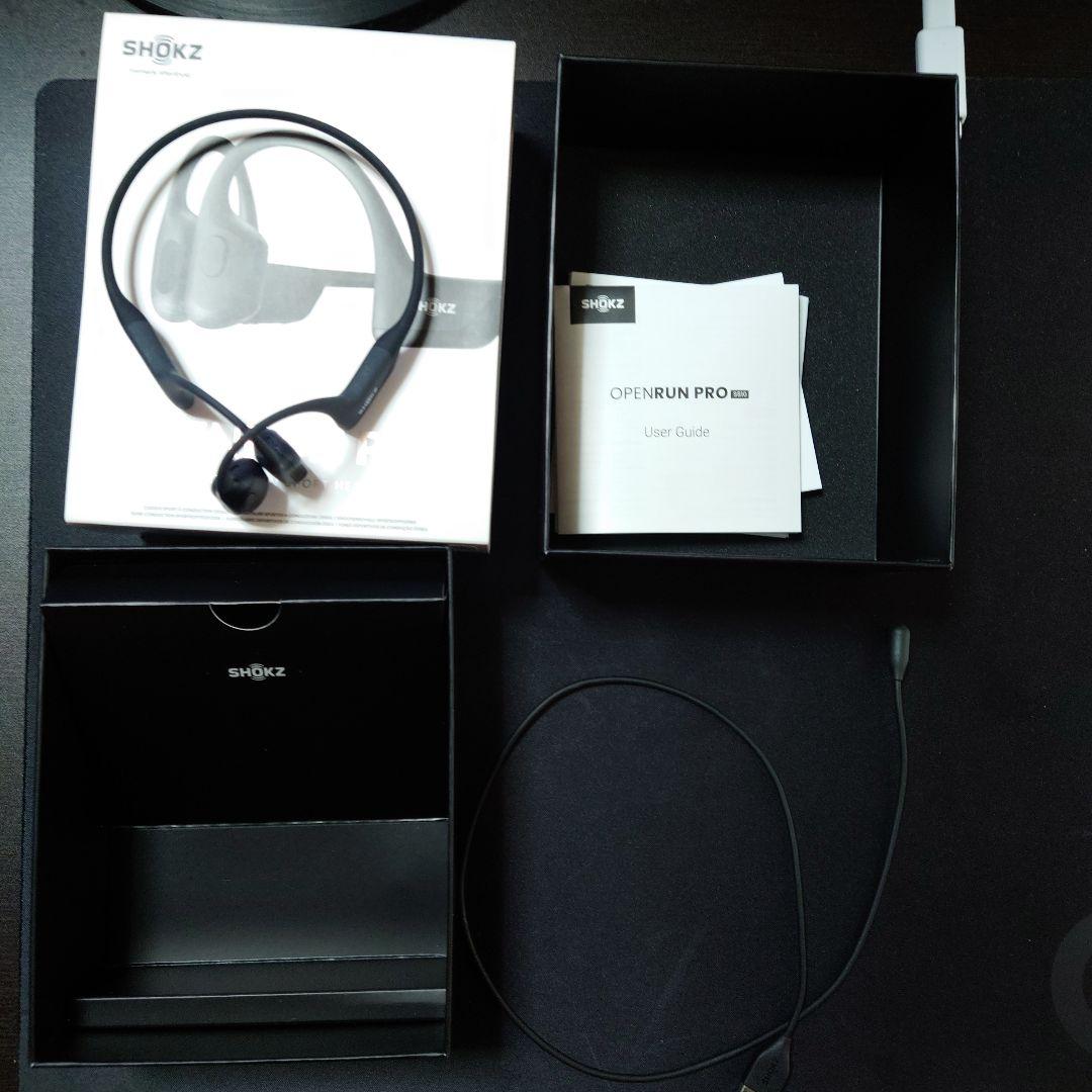 SHOKZ OPENRUN PRO 骨伝導イヤホン グレー
