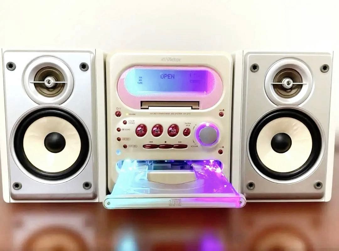 [稀有な逸品]Victor UX-Q10-P マイクロコンポMDシステム