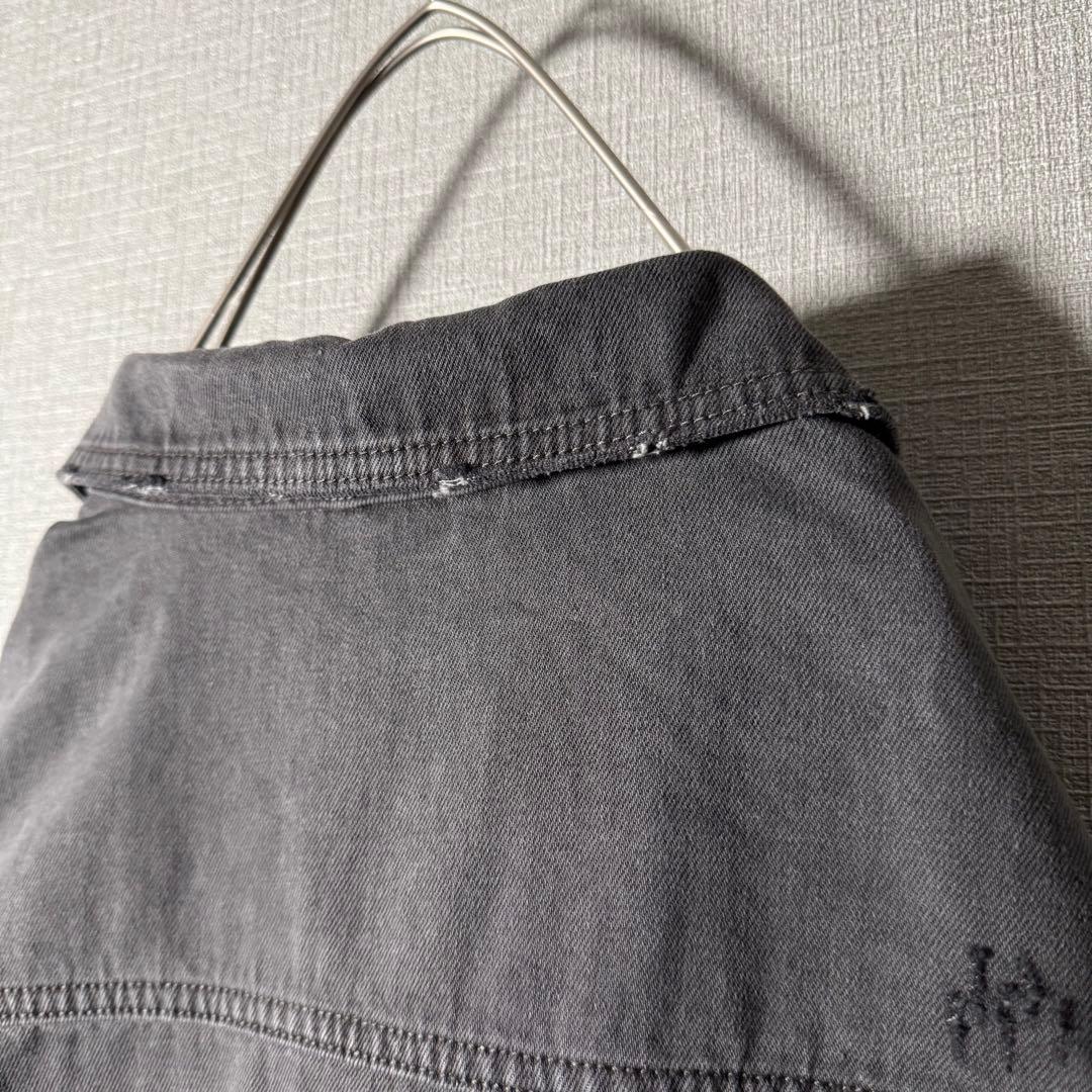 【タグ付】香港ディズニー ファンタジア ヴィンテージ加工 デニムジャケット XL